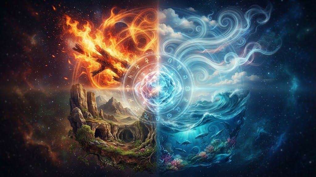 Fire and water elemental balance
