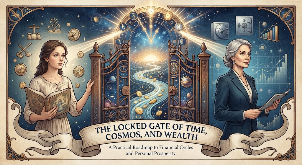 Gate symbolizing time, wealth, and prosperity