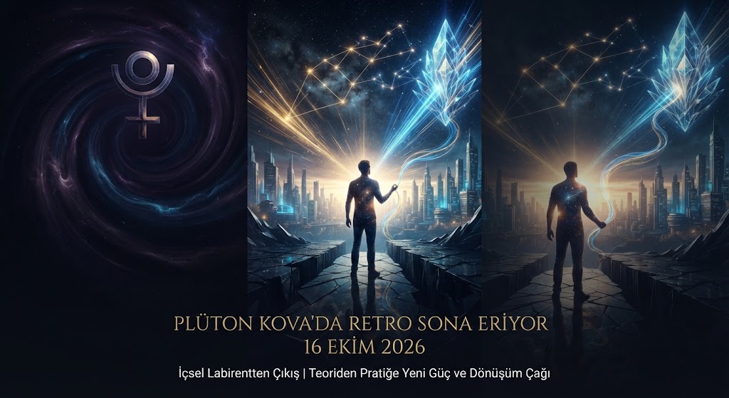 Cosmic scene with transformative themes.